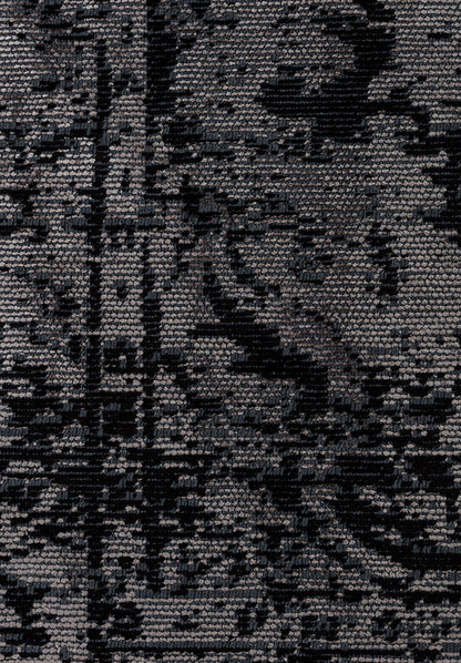 Ivy Grey - Black Rug