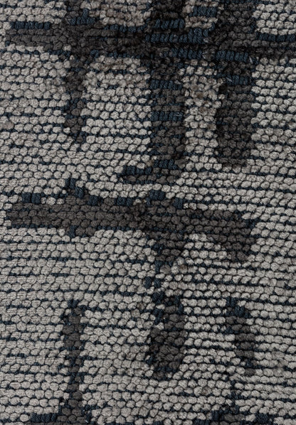 Axis Anthracite - Beige Rug
