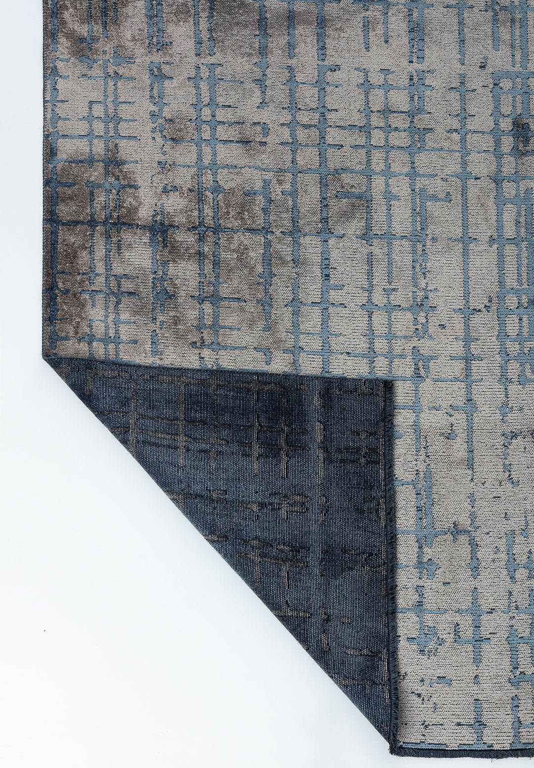 Axis Blue - Beige Rug