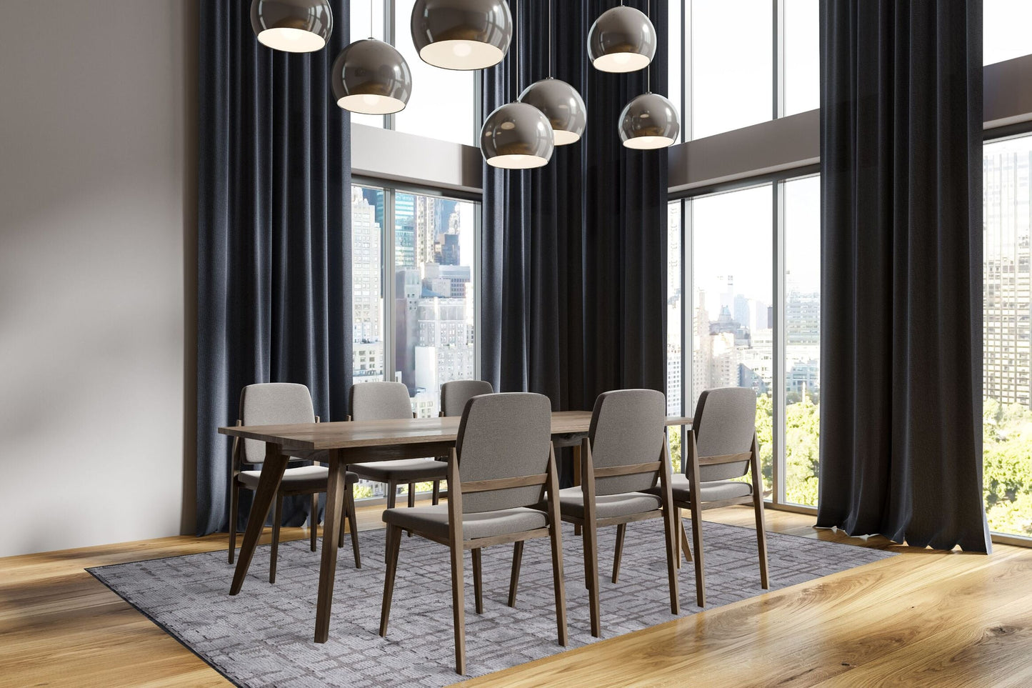 Axis Dark Grey - Light Grey Rug