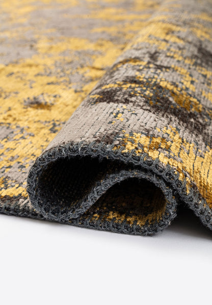 Marble Gold - Dark Grey Rug