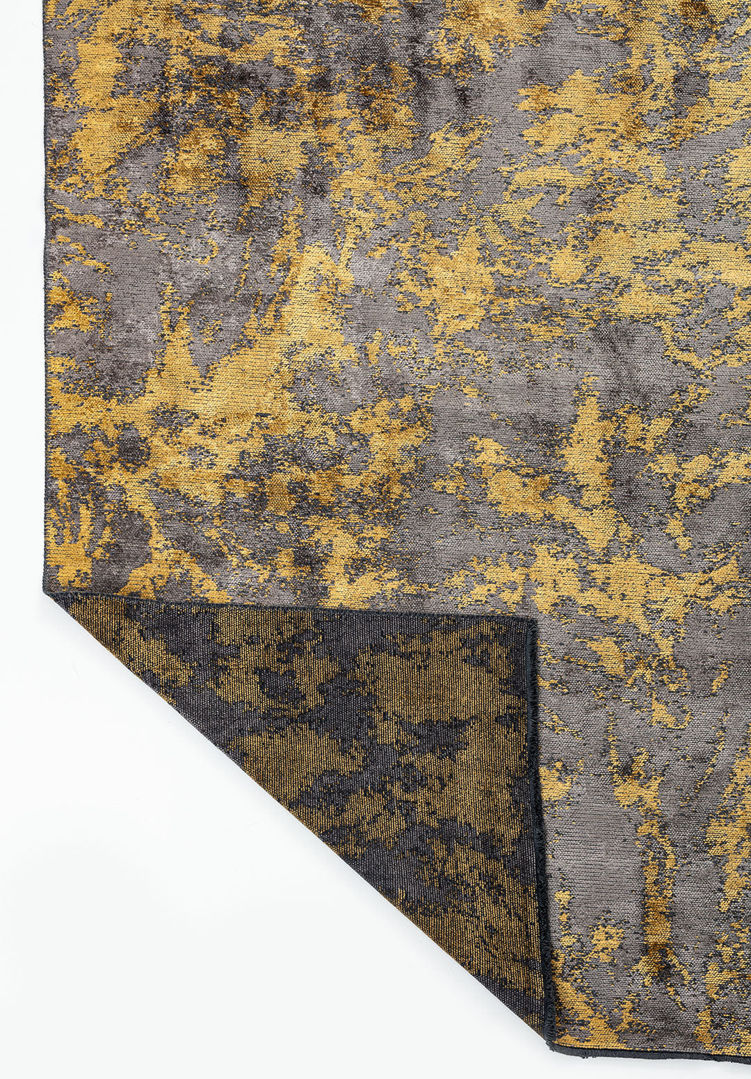 Marble Gold - Dark Grey Rug