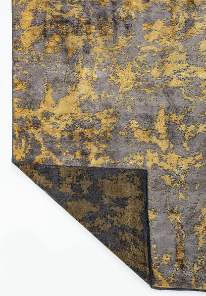 Marble Gold - Dark Grey Rug