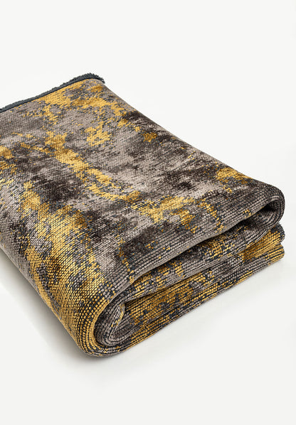 Marble Gold - Dark Grey Rug