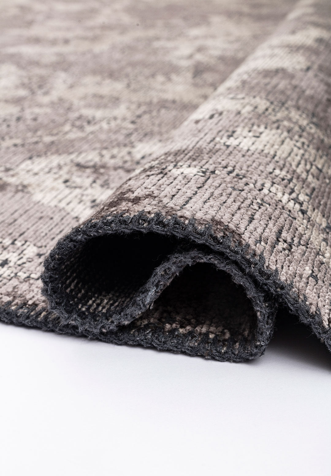 Marble Beige - Dark Grey Rug