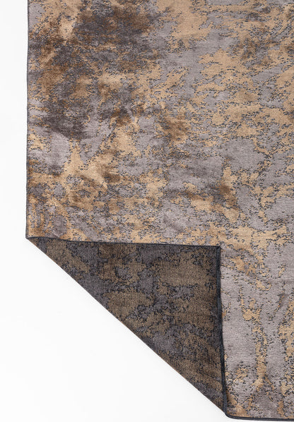 Marble Light Brown - Dark Grey Rug
