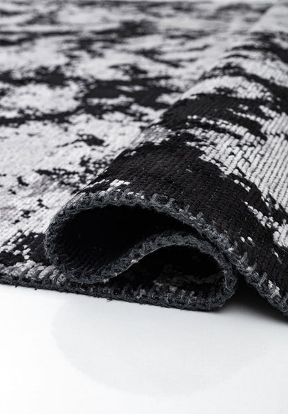 Marble Black - Light Grey Rug