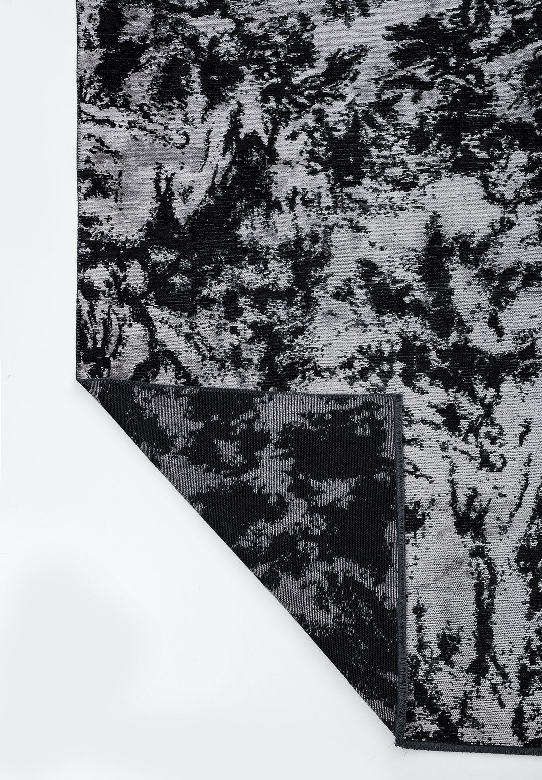 Marble Black - Light Grey Rug