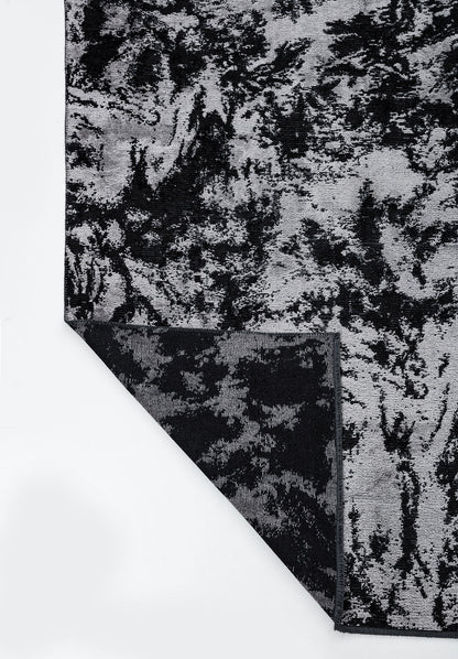 Marble Black - Light Grey Rug