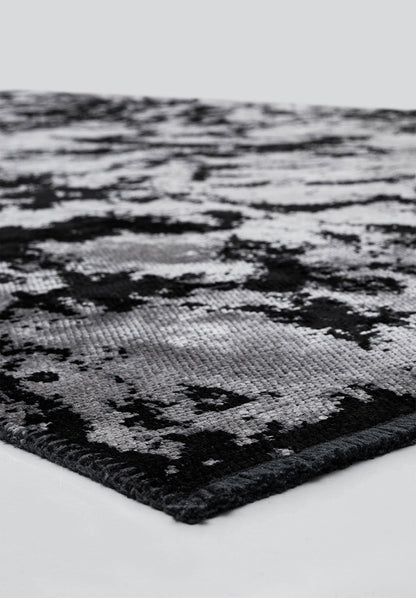 Marble Black - Light Grey Rug