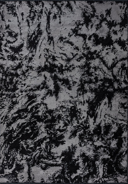 Marble Black - Light Grey Rug