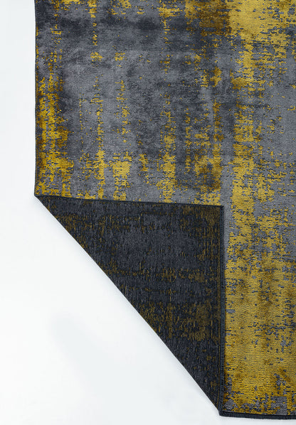 Horizon Yellow - Grey Rug
