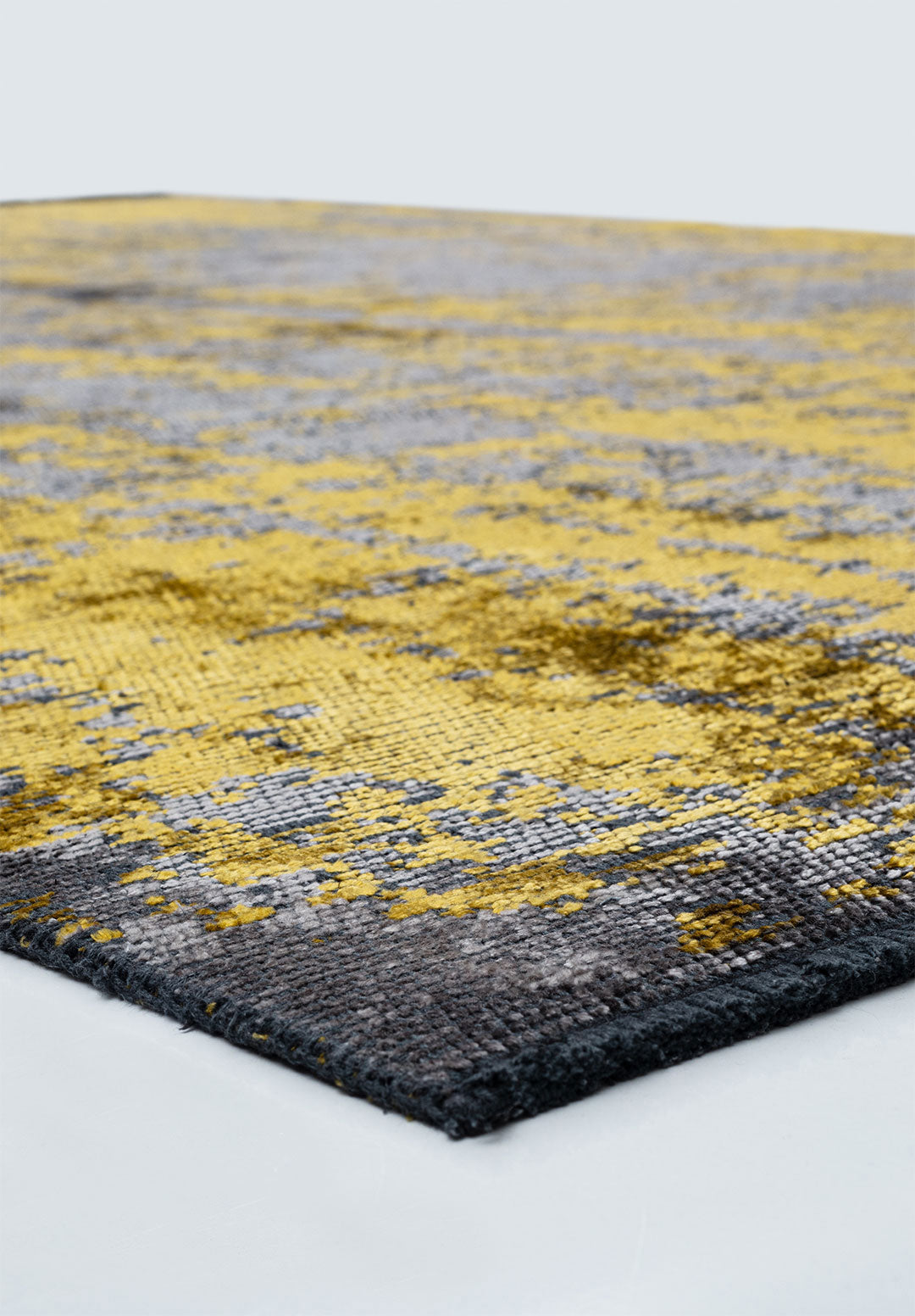 Horizon Yellow - Grey Rug