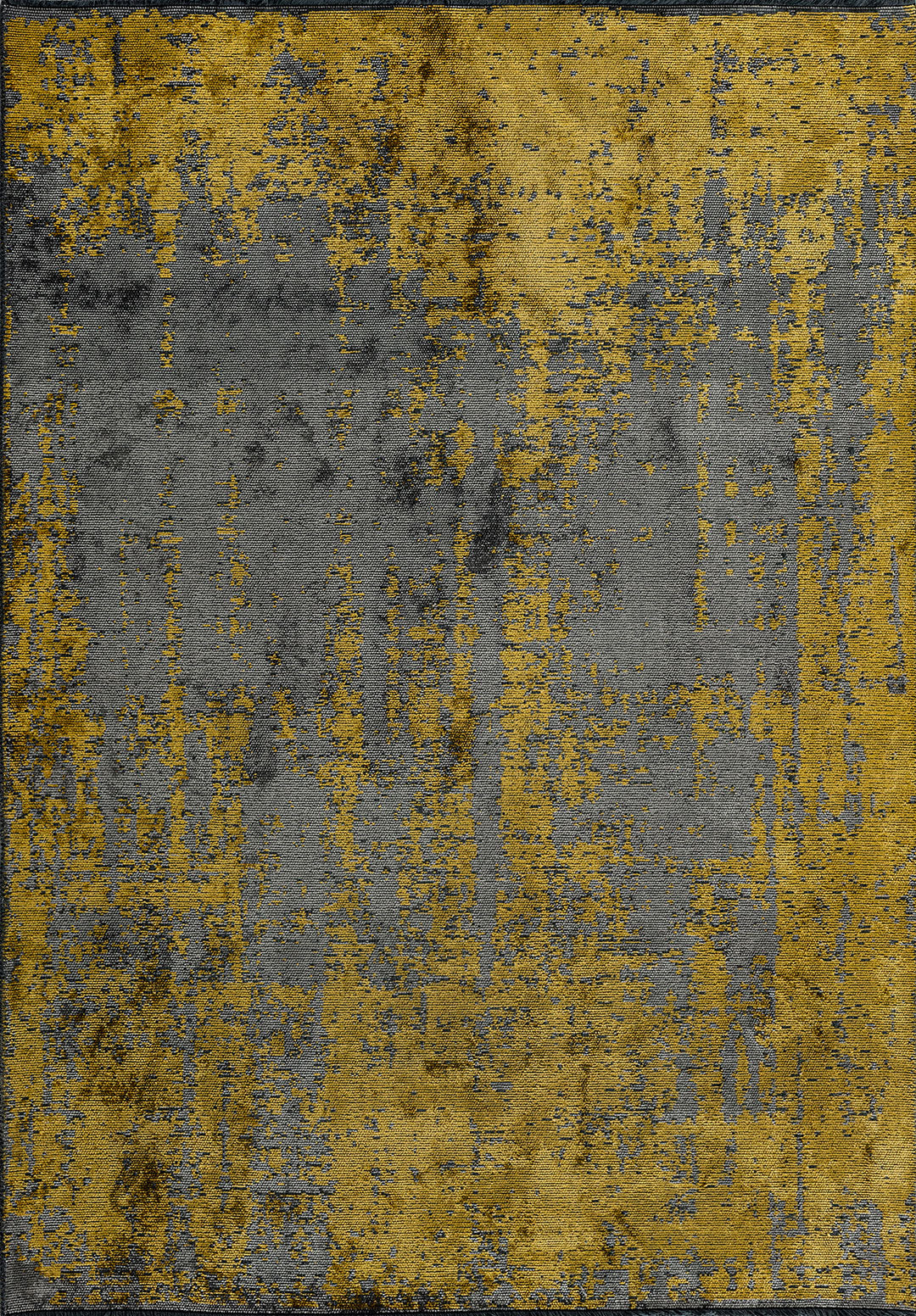 Horizon Yellow - Grey Rug
