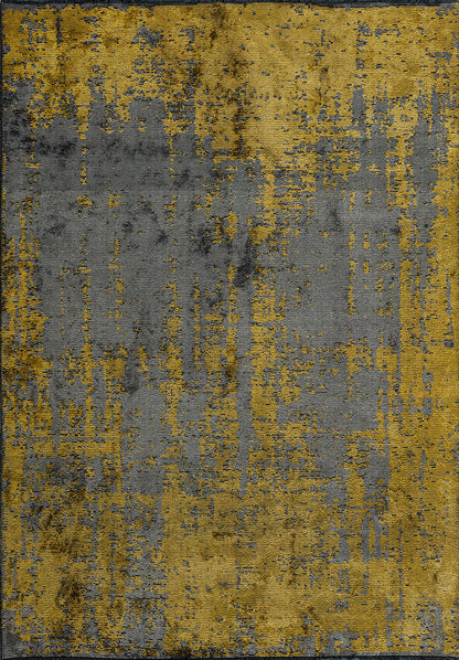 Horizon Yellow - Grey Rug