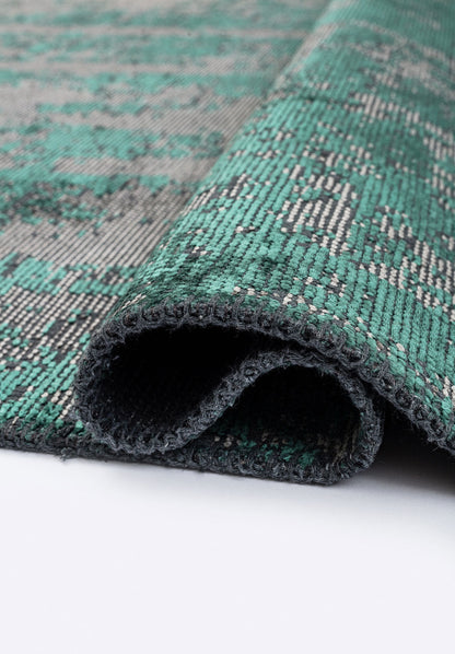 Horizon Dark Green - Grey Rug