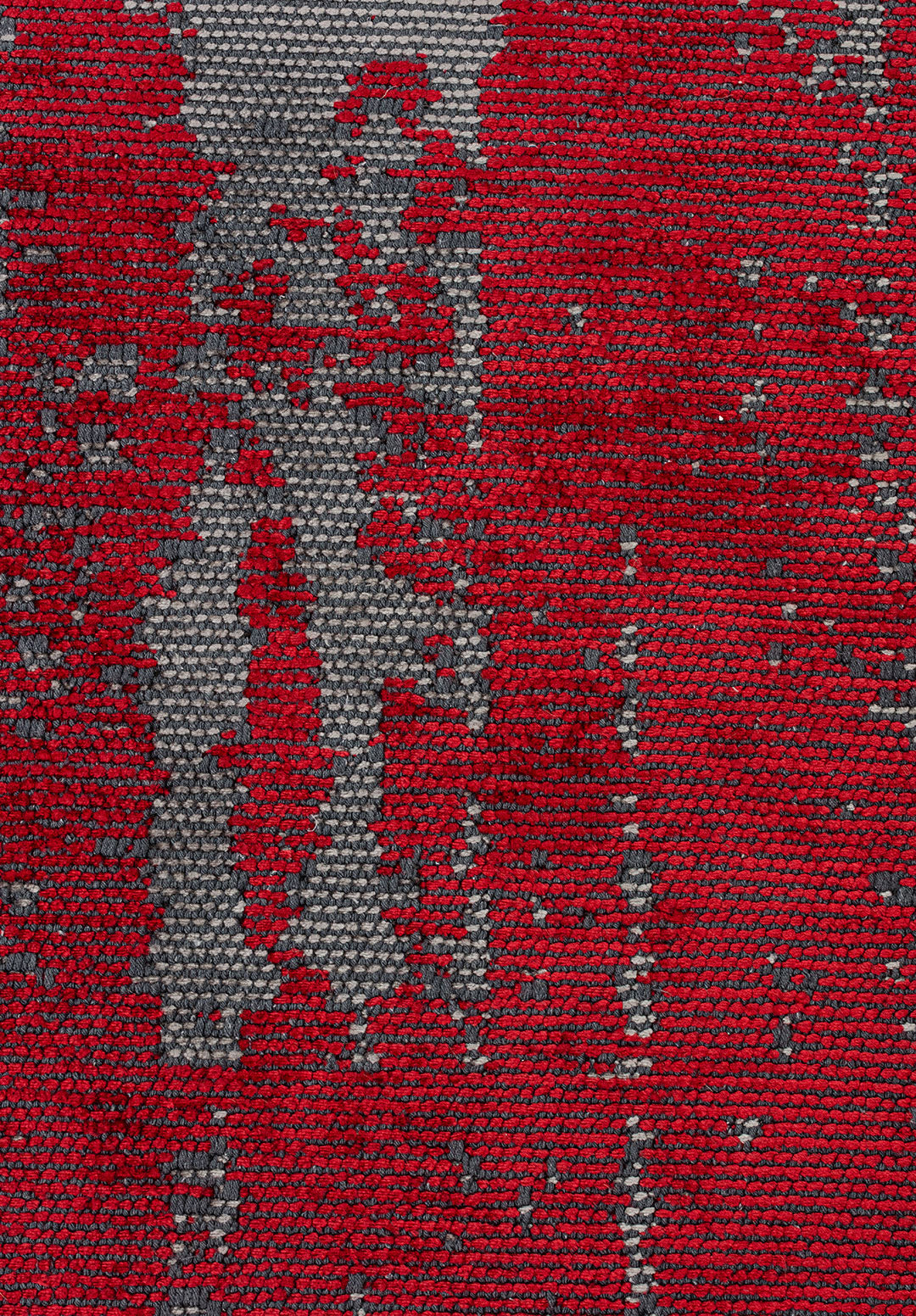 Horizon Red - Grey Rug