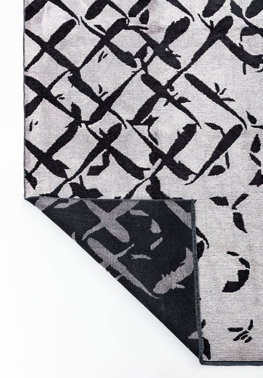 Fade Black - Light Grey Rug
