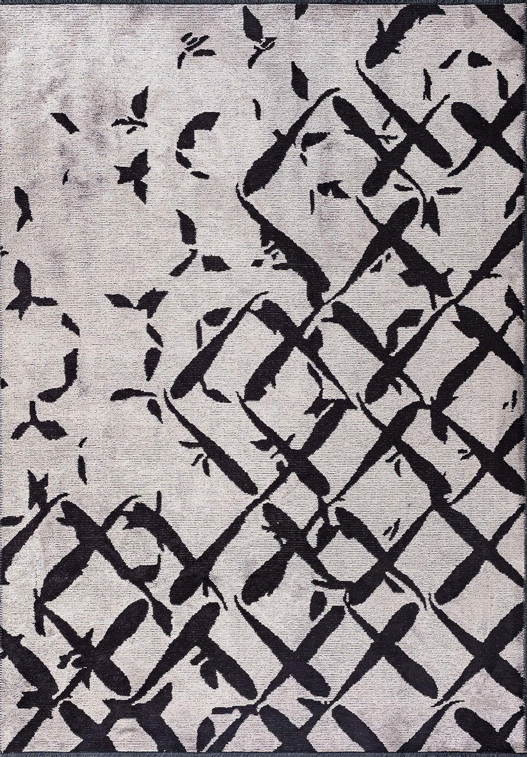 Fade Black - Light Grey Rug