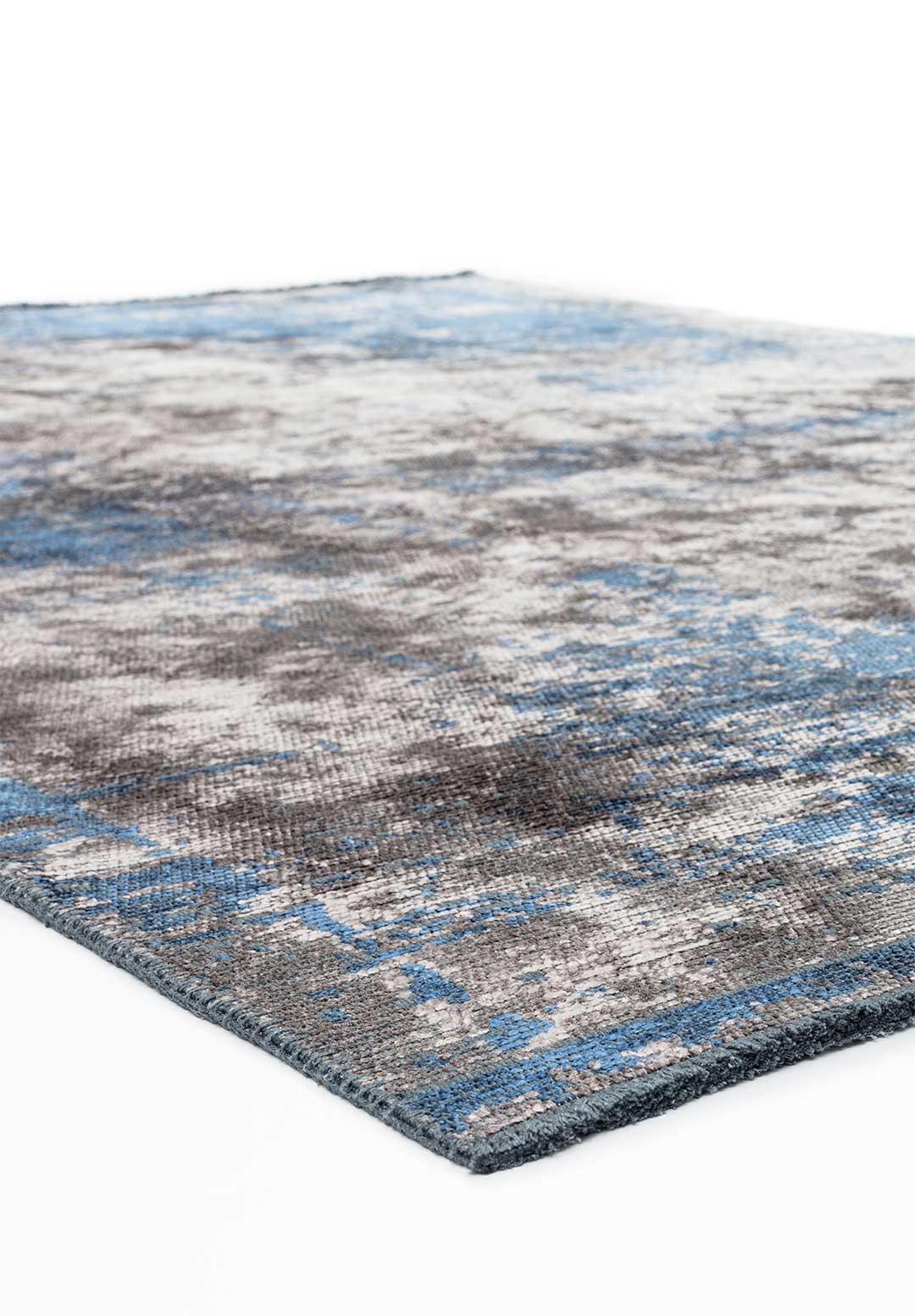 Surface Navy Blue - Grey Rug