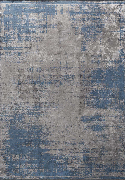Surface Navy Blue - Grey Rug
