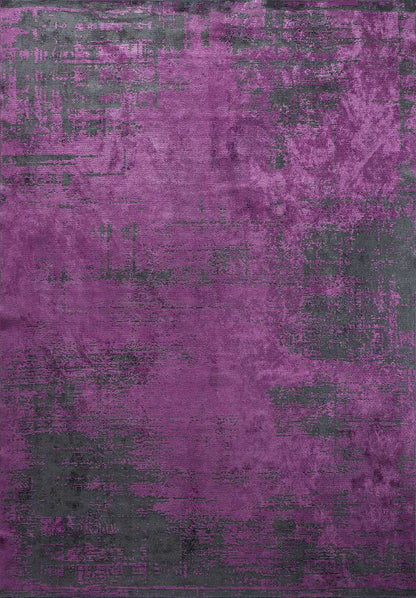 Surface Charcoal - Purple Rug