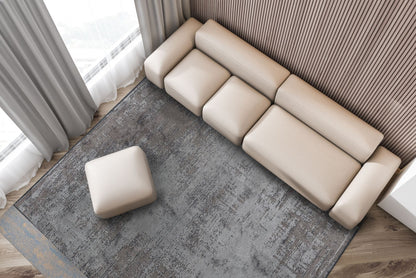 Surface Copper - Light Grey Rug