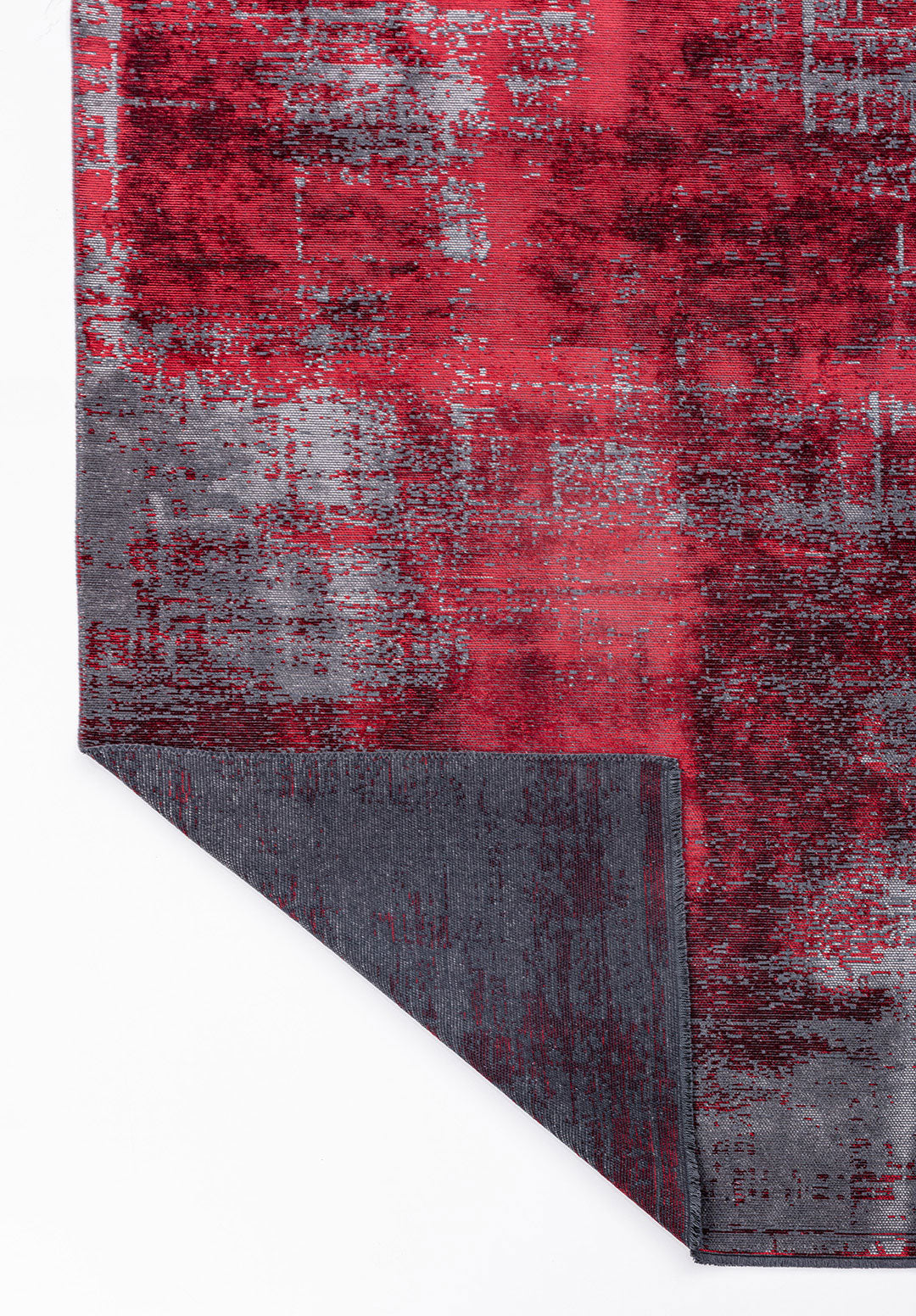Surface Grey - Red Rug