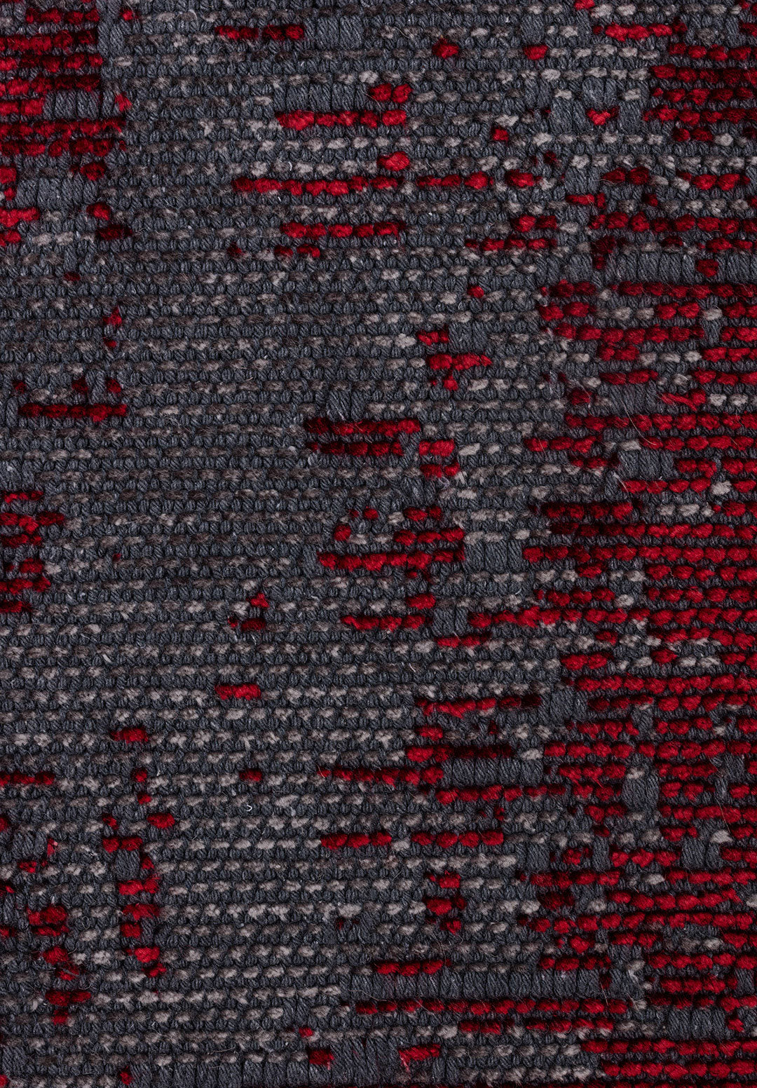 Surface Grey - Red Rug