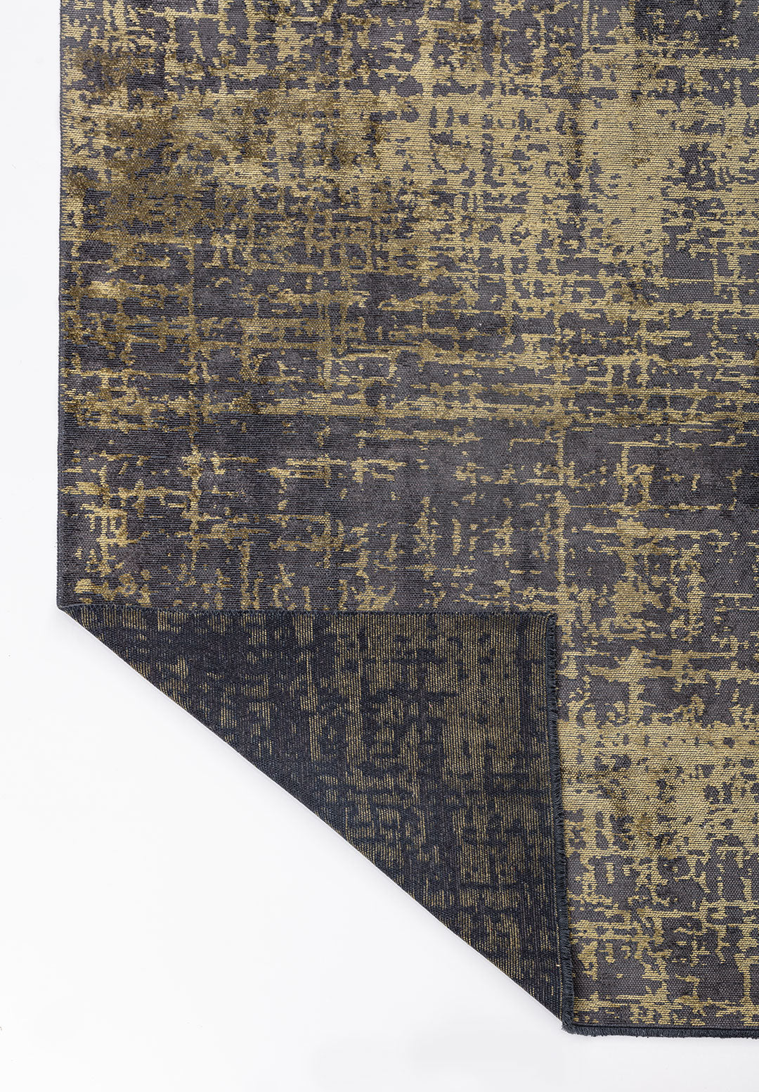 Spark Anthracite - Green Rug