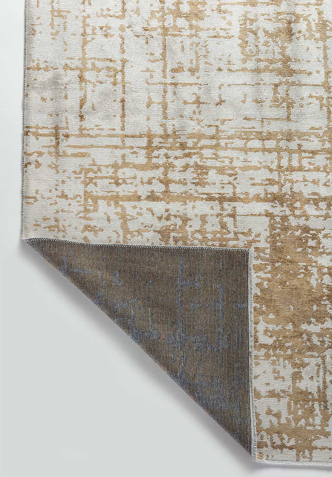Spark White - Light Brown Rug