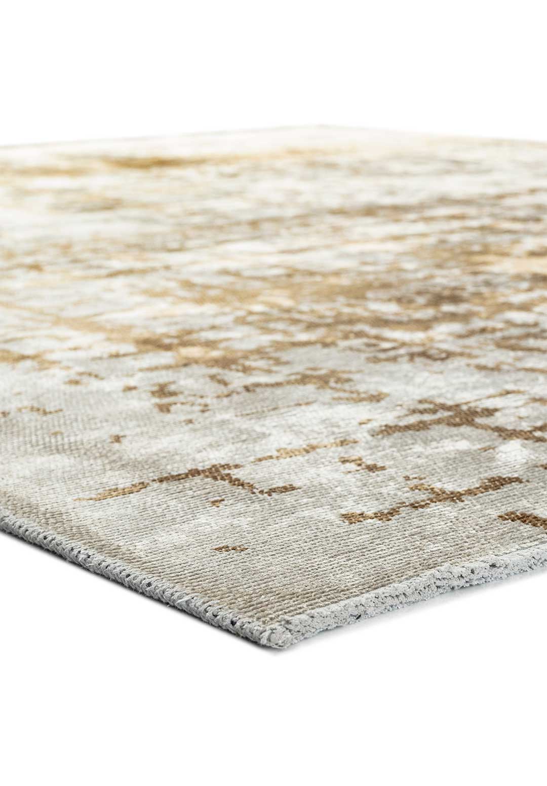 Spark White - Light Brown Rug