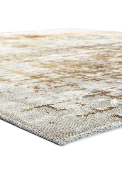 Spark White - Light Brown Rug
