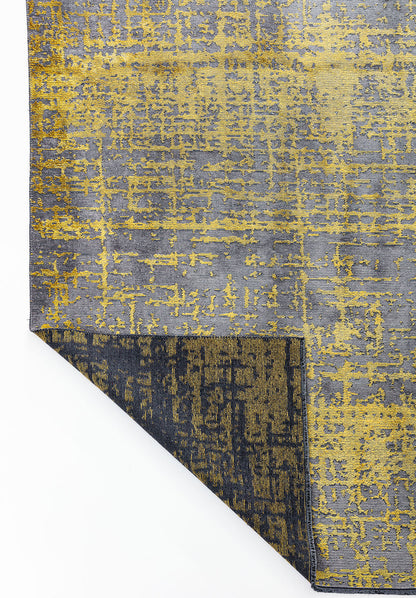 Spark Grey - Yellow Rug
