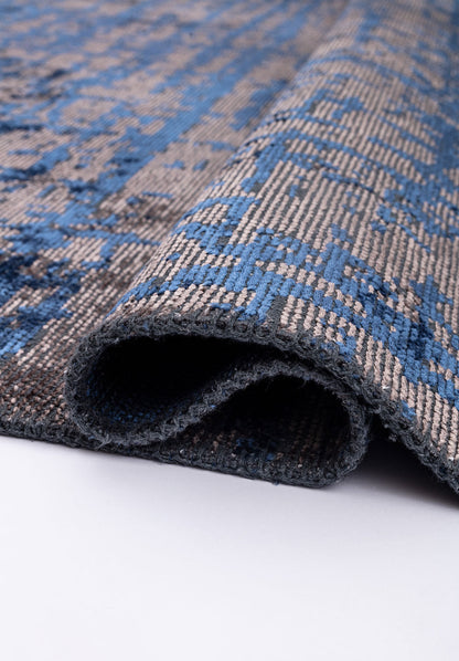 Spark Dark Grey - Navy Blue Rug