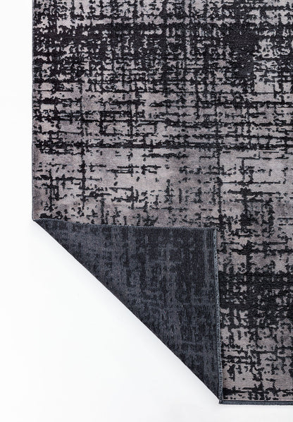 Spark Dark Grey - Black Rug