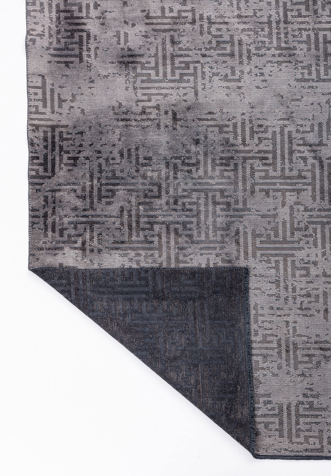 Labyrinth Grey - Anthracite Rug
