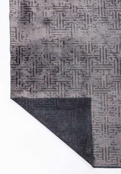 Labyrinth Grey - Anthracite Rug