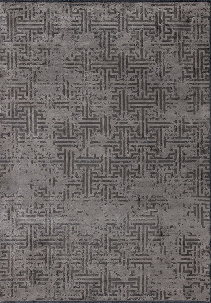 Labyrinth Grey - Anthracite Rug