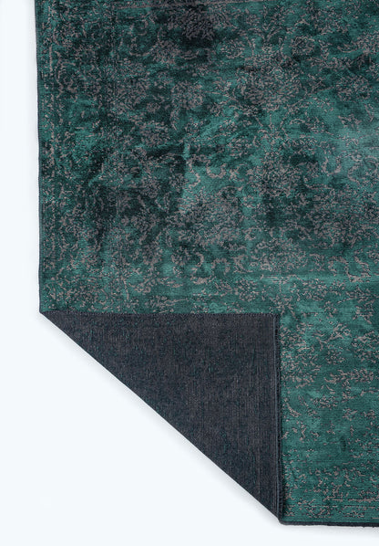 Classy Beige - Dark Green Rug
