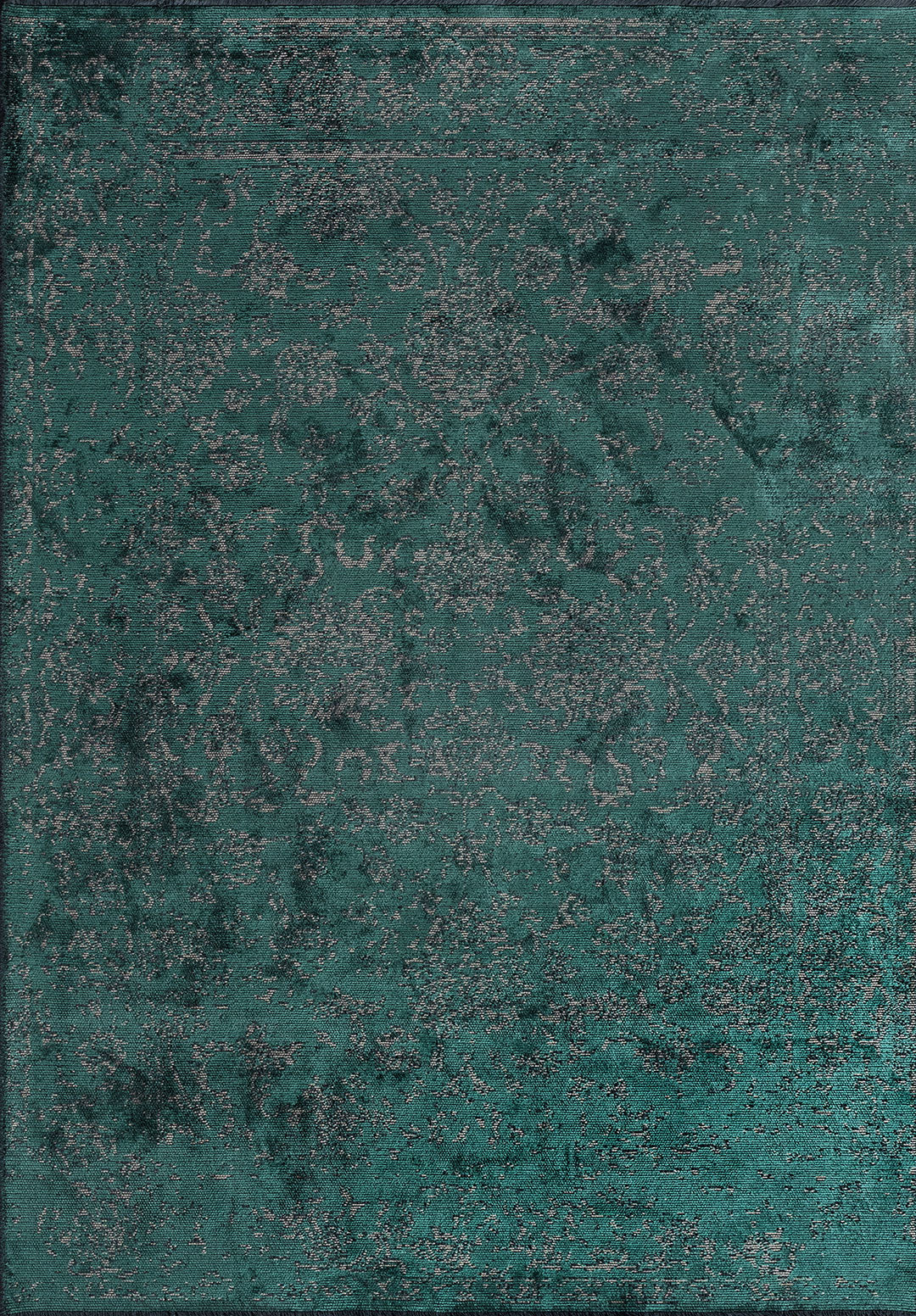 Classy Beige - Dark Green Rug
