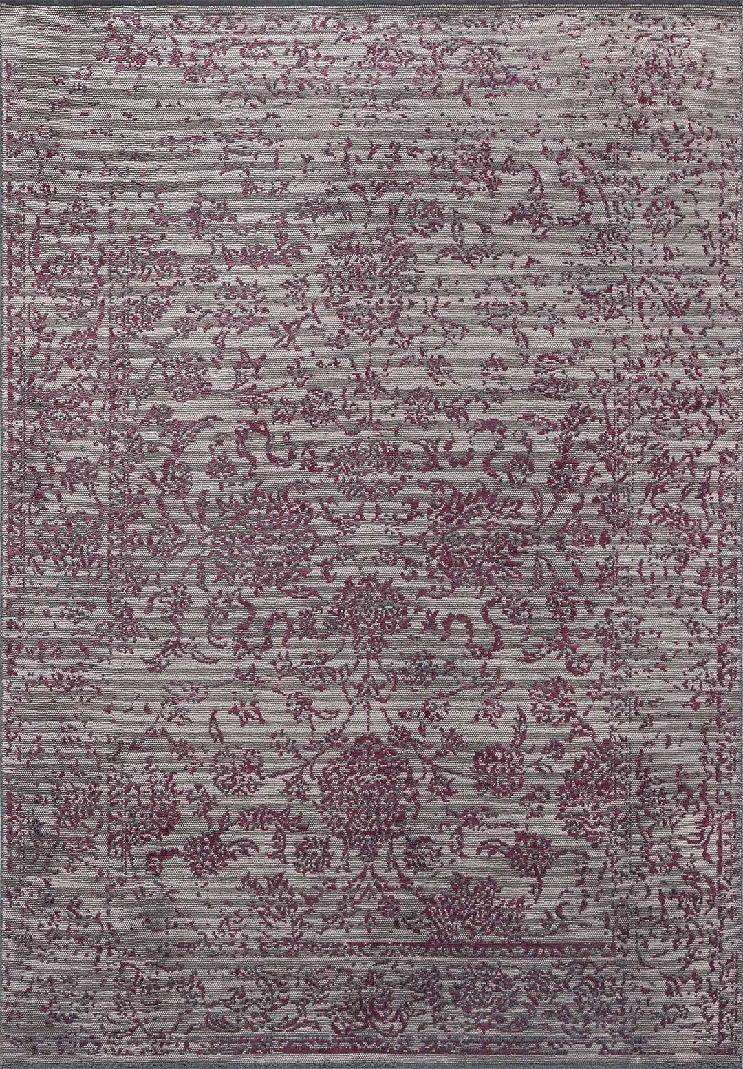 Classy Dark Damson - Copper Rug