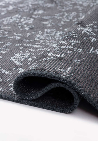 Classy Ice Blue - Charcoal Rug