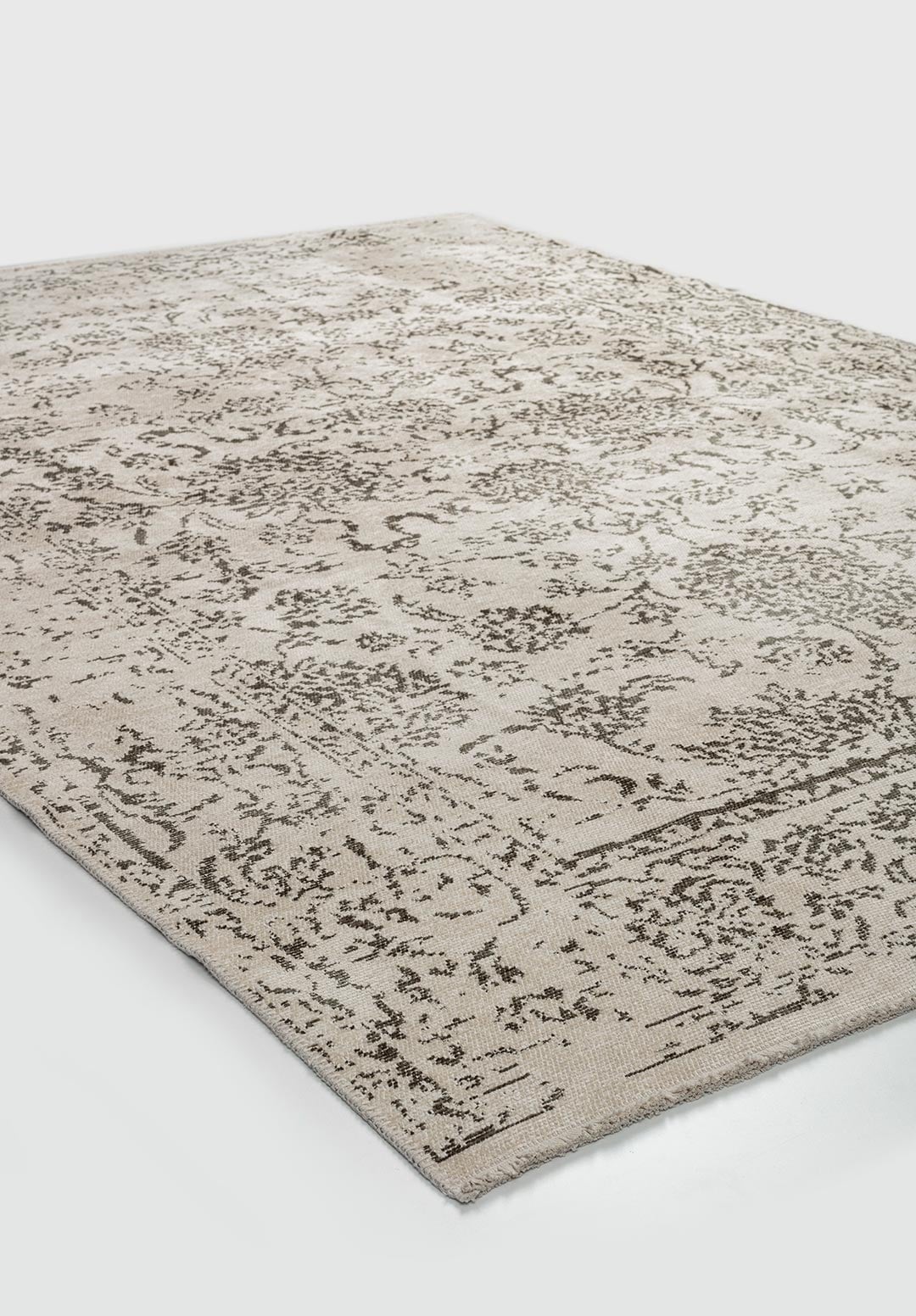 Classy Khaki - Ecru Rug area carpet area rug carpet Color_Beige Color_Brown Material_Cotton & Viscose SHELL