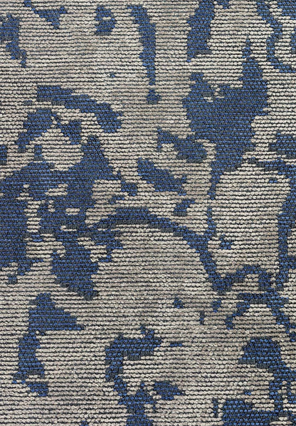 Seal Navy Blue - Beige Rug