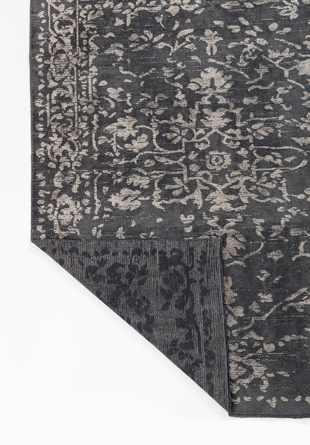Flora Beige - Anthracite Rug