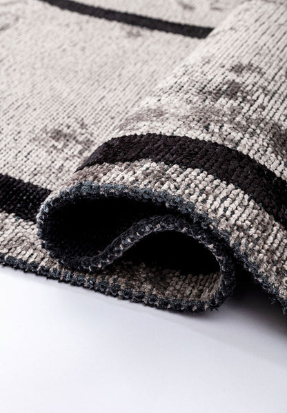 Signature Black - Light Grey Rug