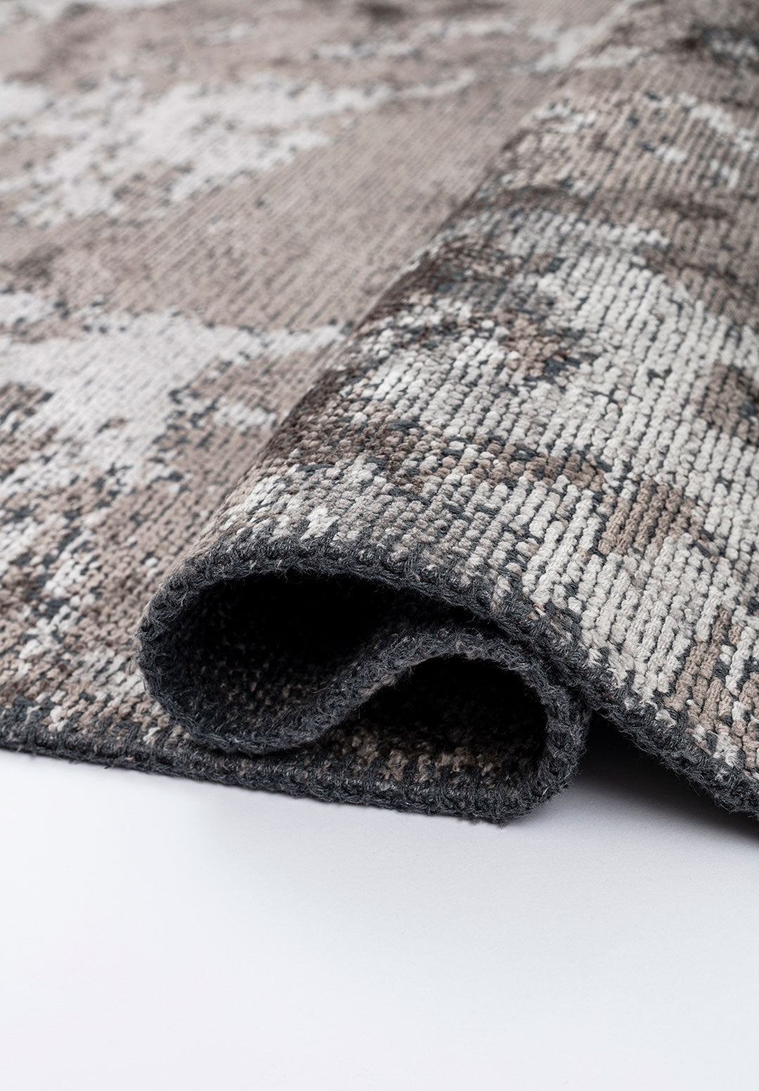 Flash Light Grey - Dark Grey Rug