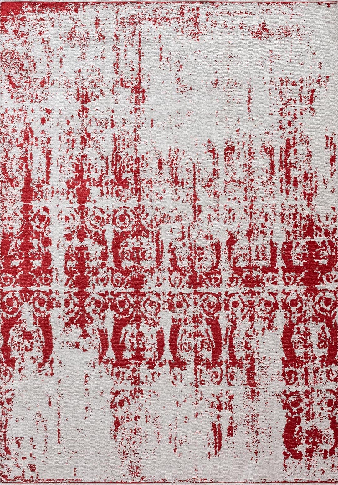 Caesar Ecru - Red Rug area carpet area rug carpet Color_Beige Color_Red Material_Cotton & Viscose vintage
