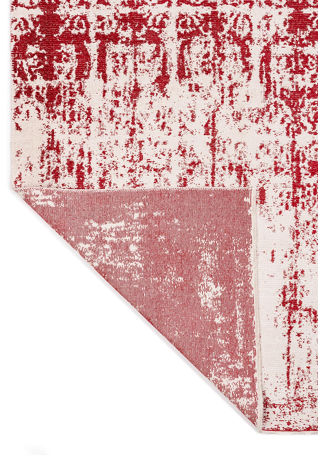 Caesar Ecru - Red Rug area carpet area rug carpet Color_Beige Color_Red Material_Cotton & Viscose vintage